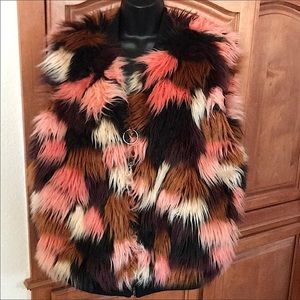 Thread & Supply Faux Fur Vest